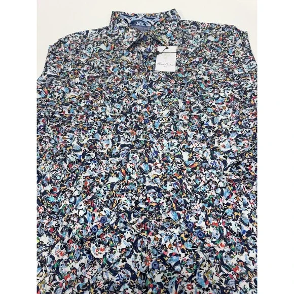 NWT Robert Graham WYNN  Abstract Geometric Classic Fit L/S Shirt Size 2XL  $198 - Picture 5 of 11